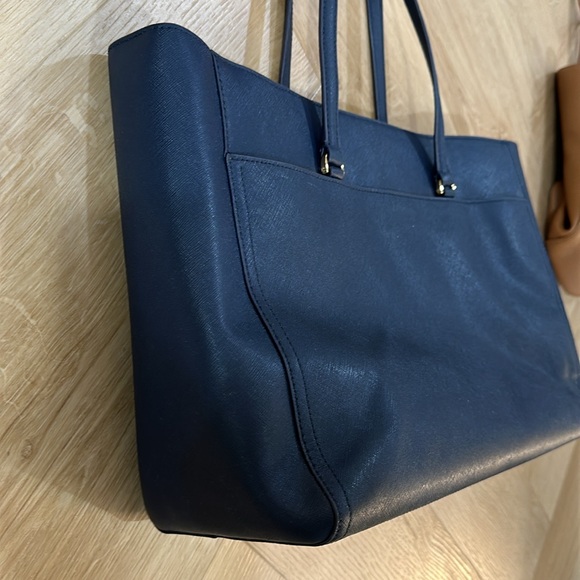 Tory Burch Navy Tote - Picture 4 of 6